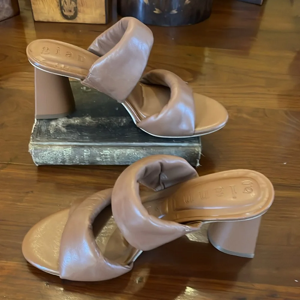 Gianni Bini Brown Women's Heeled Sandals